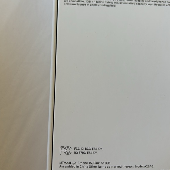 Apple iPhone 15 box only - Picture 5 of 5